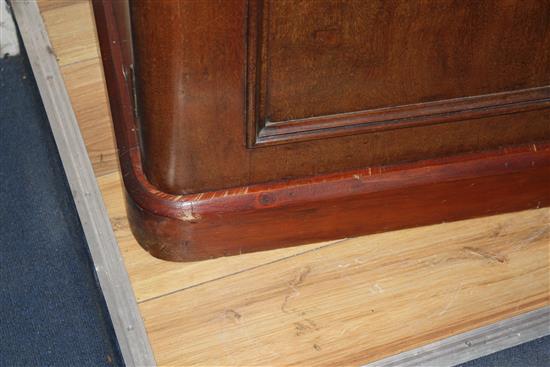 A Victorian mahogany side cabinet, W.100cm D.40cm H.89cm
